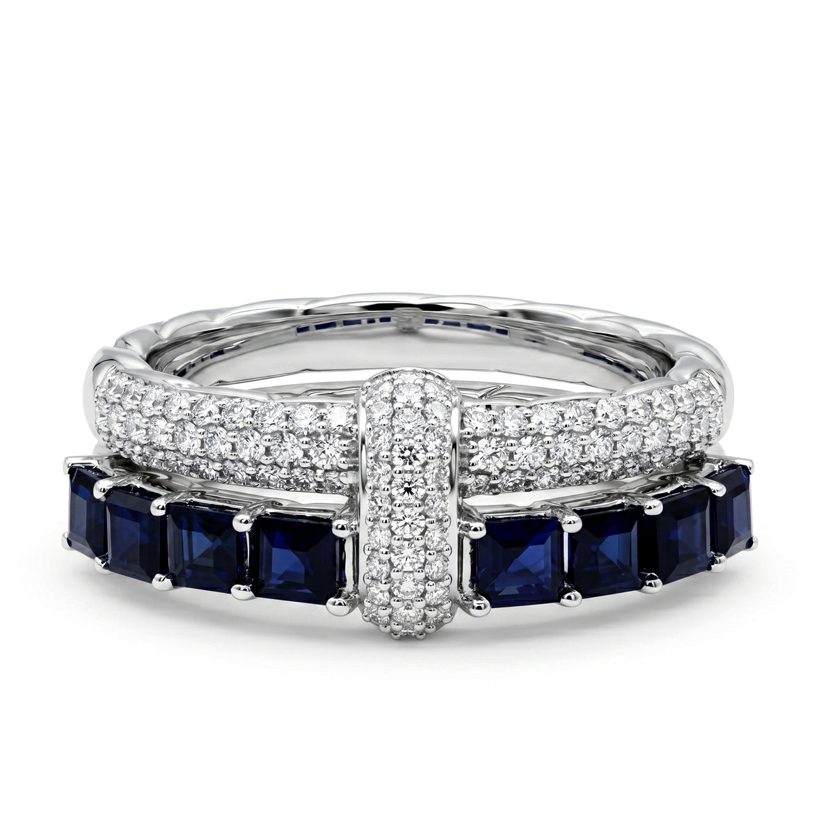 ASR156996 - Ring 14KW/6.7G 8SAPP-1.19CT 89RD-0.35CT