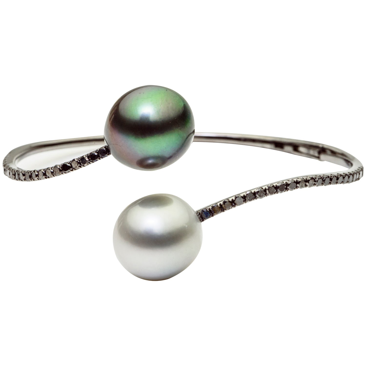 18KB Tahitian Pearl Bracelet, 13-14mm