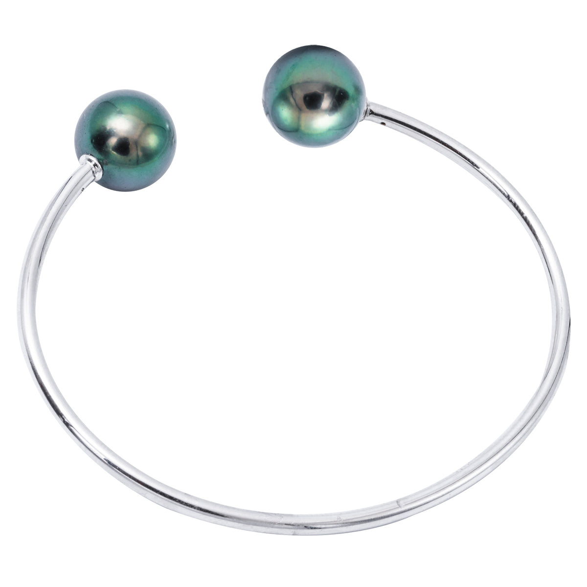 18K White Gold South Sea Pearl Bracelet, 11-12mm
