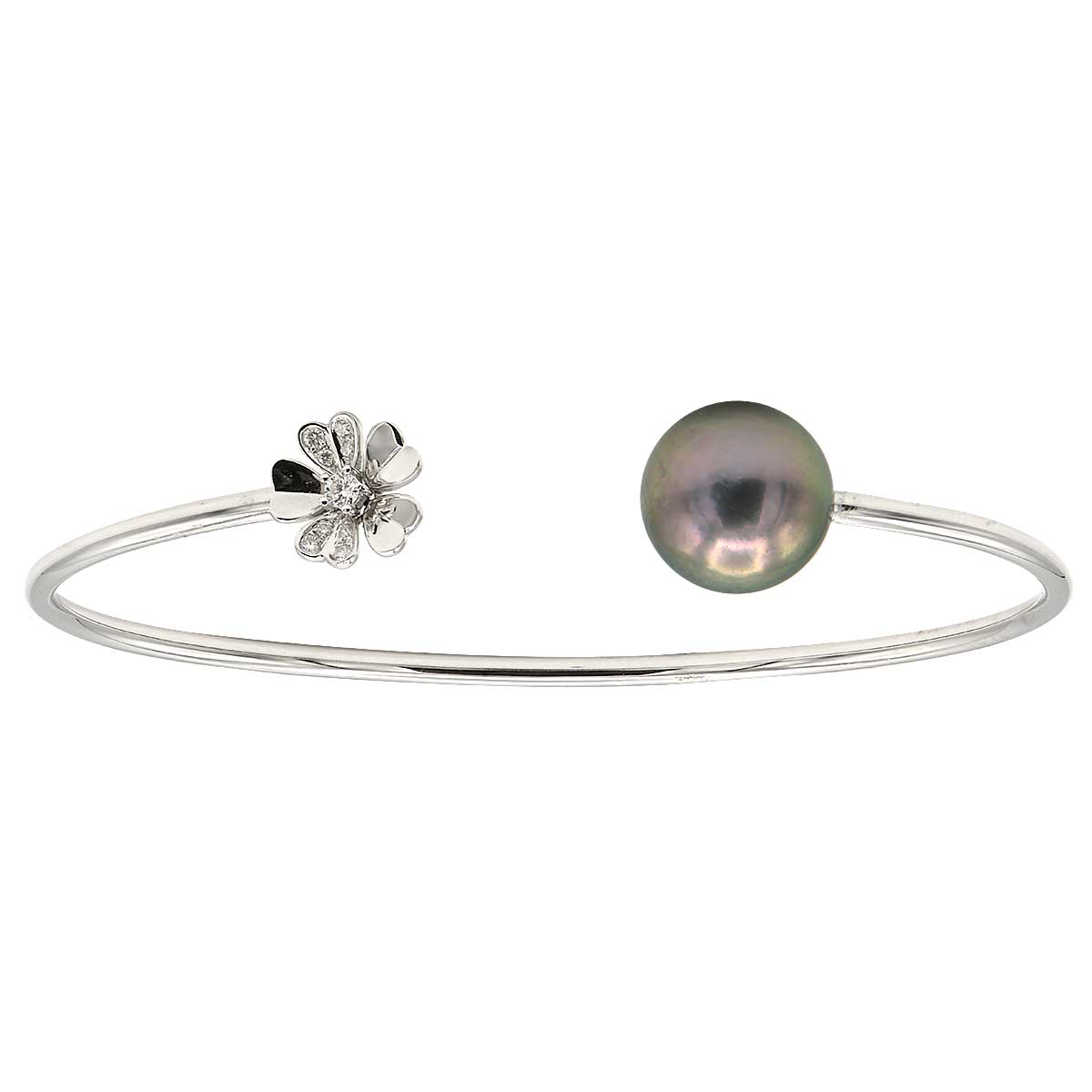 18KW Tahitian Pearl Bracelet, 11-12mm