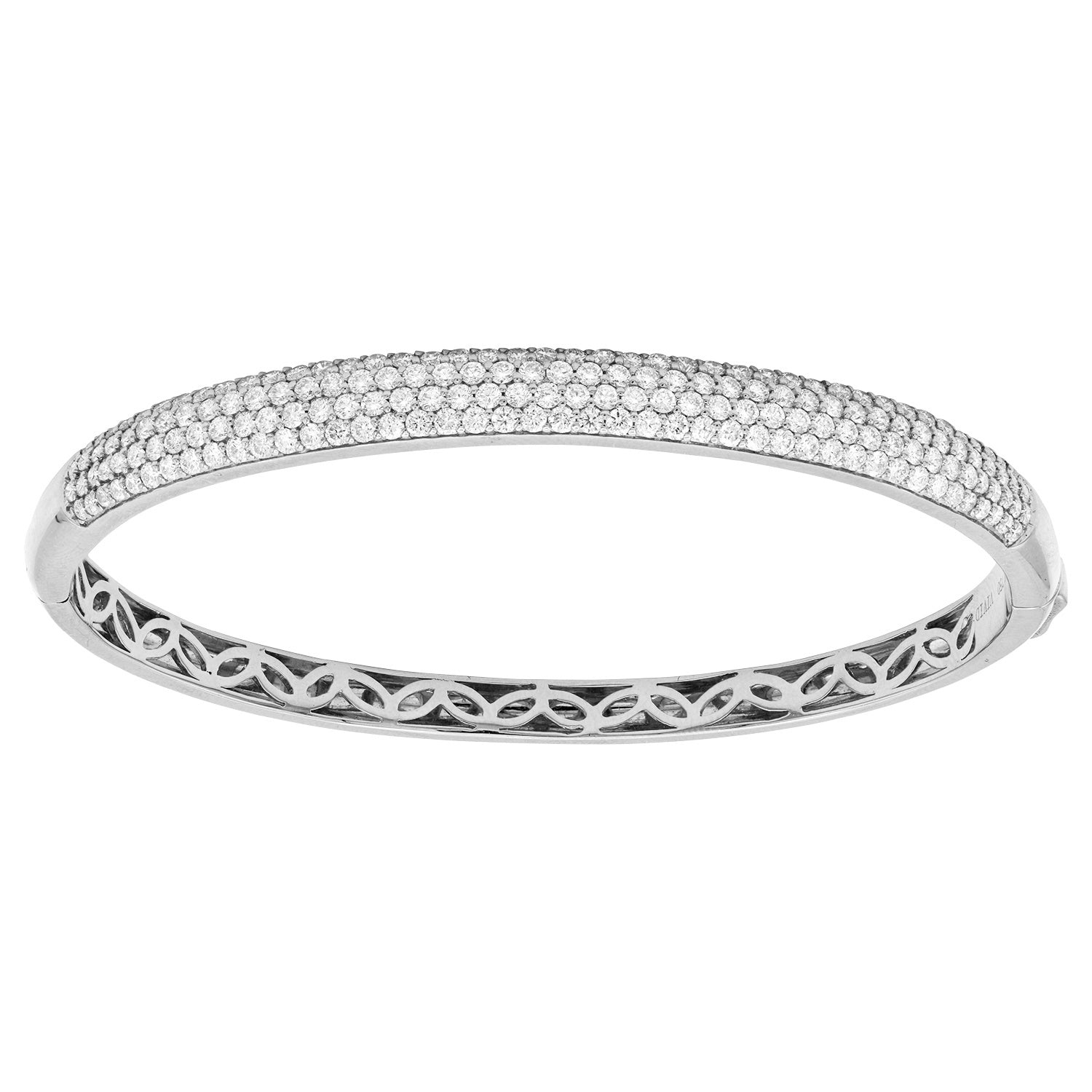 18KW Diamond Bangle