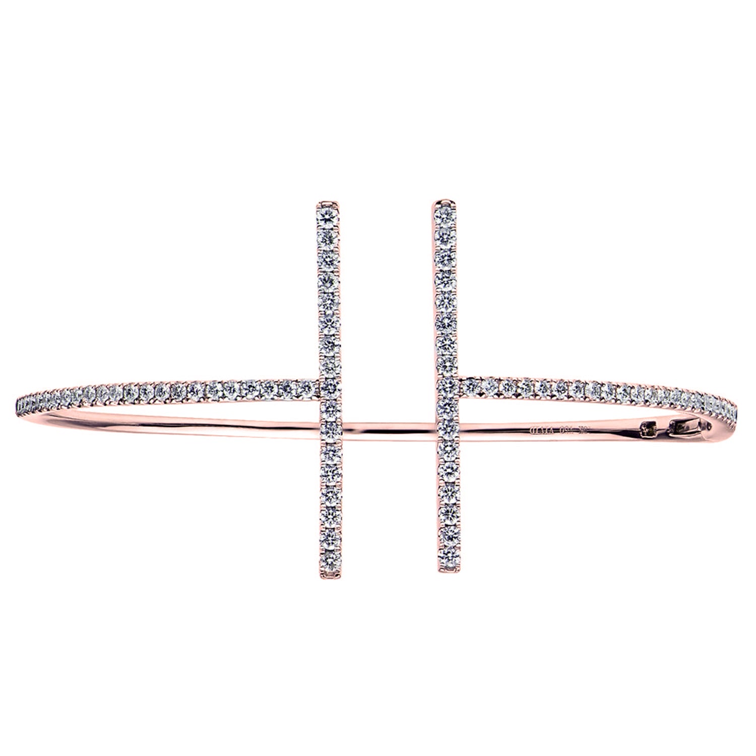 18KR Diamond Bangle
