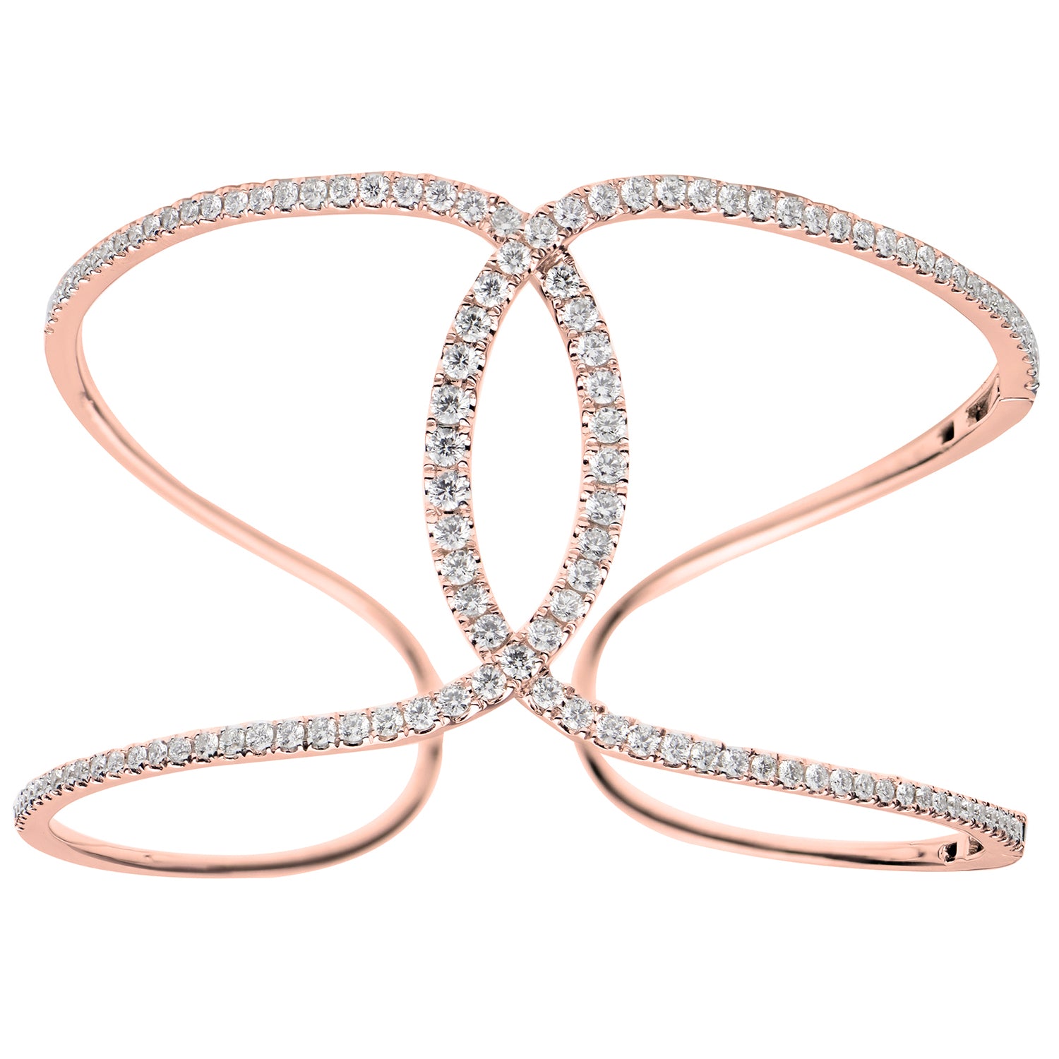 18KR Diamond Bangle