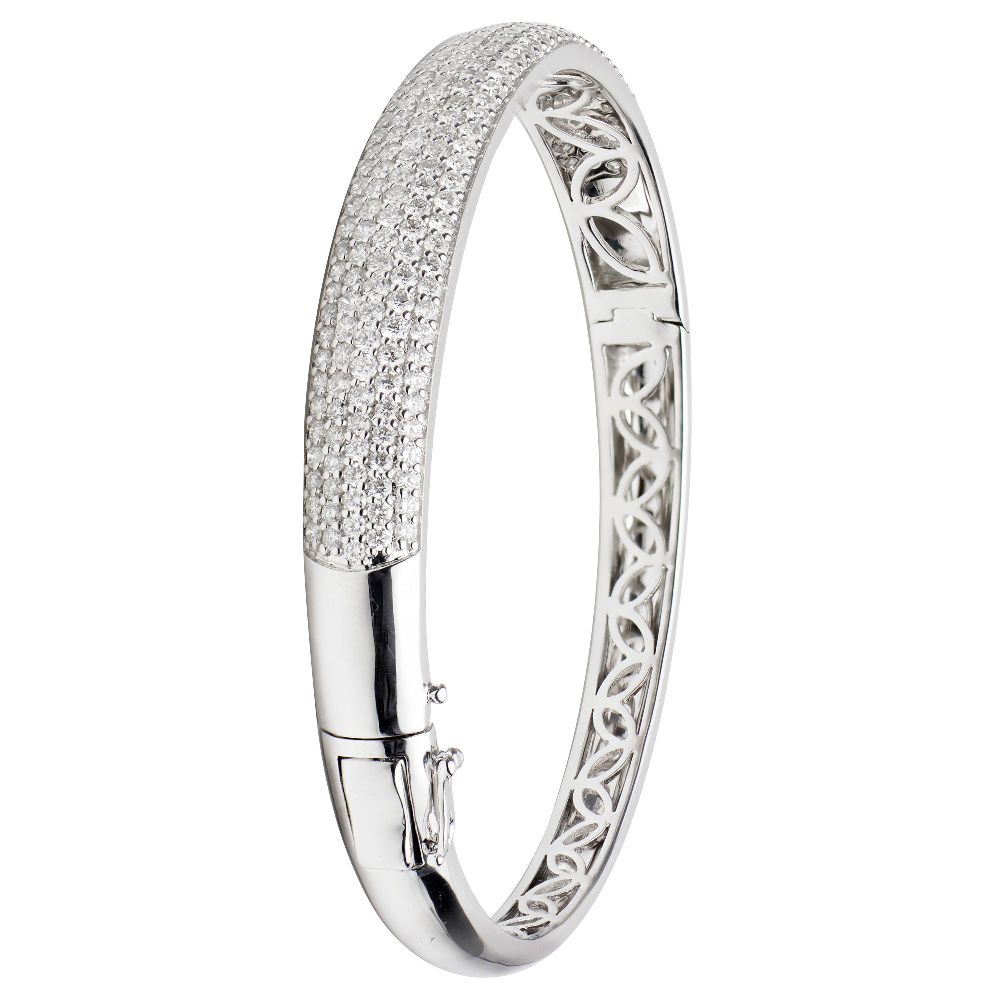 18KW Diamond Bangle