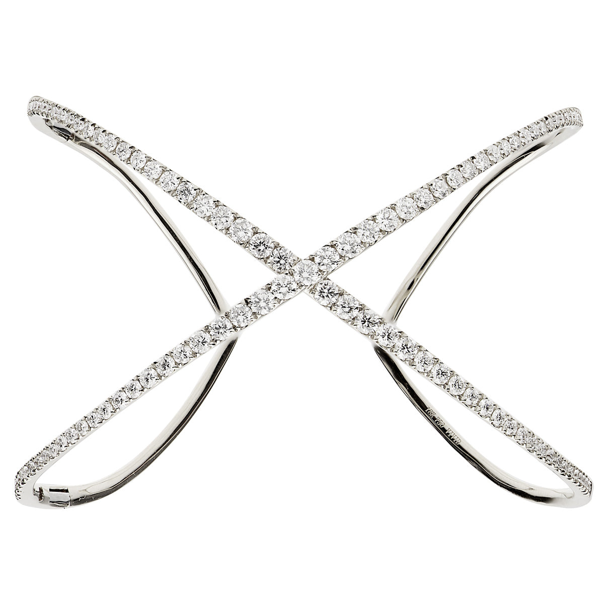 18KW Diamond Bangle