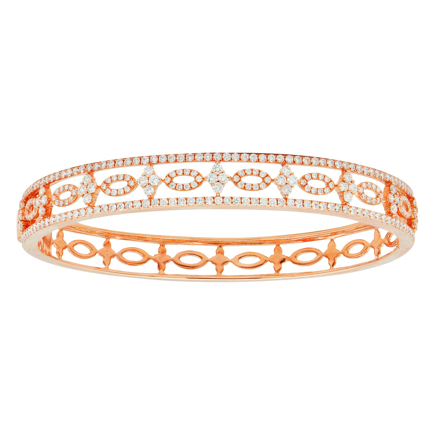 18KR Diamond Bangle