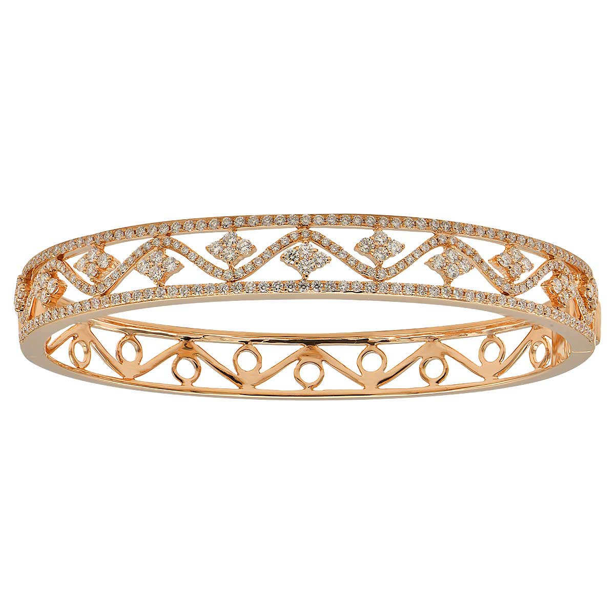 18KR Diamond Bangle