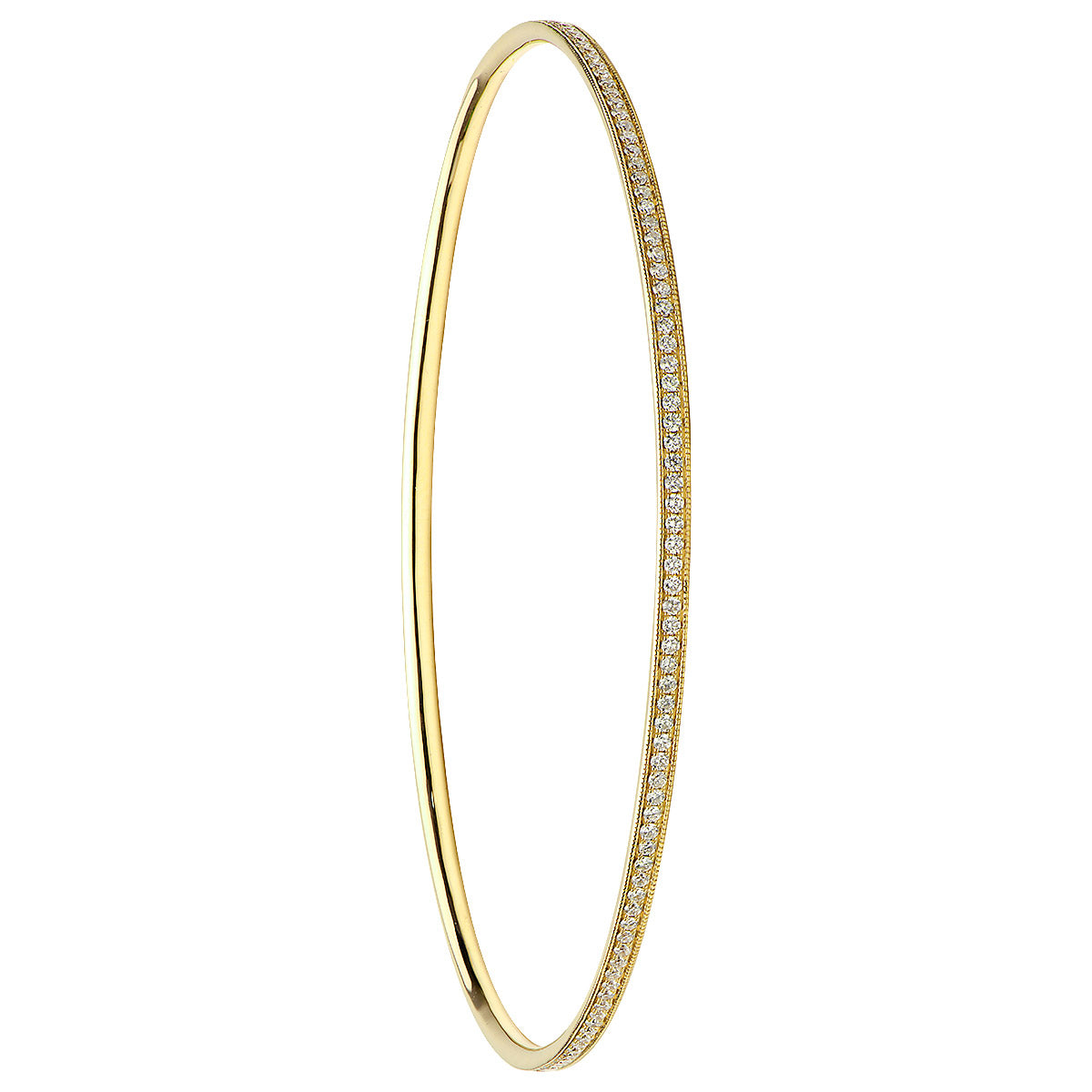 18KY Diamond Bangle