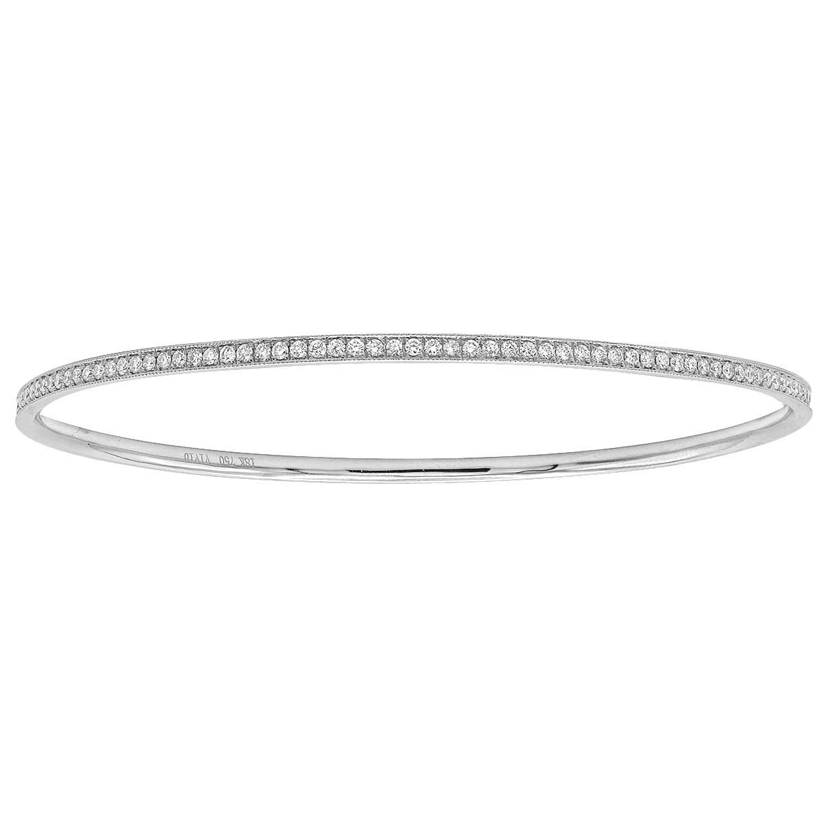 18KW Diamond Bangle