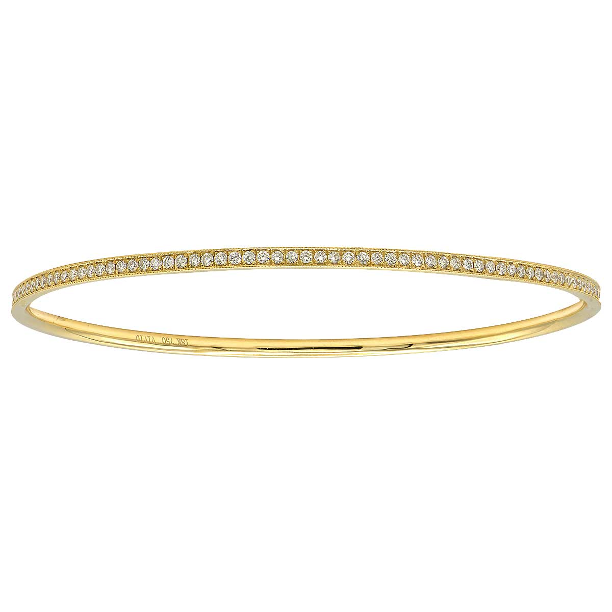 18KY Diamond Bangle