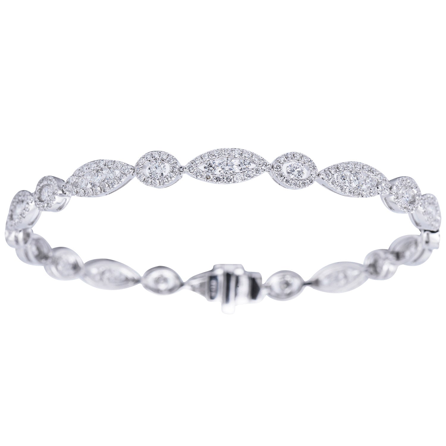 18KW Diamond Bracelet