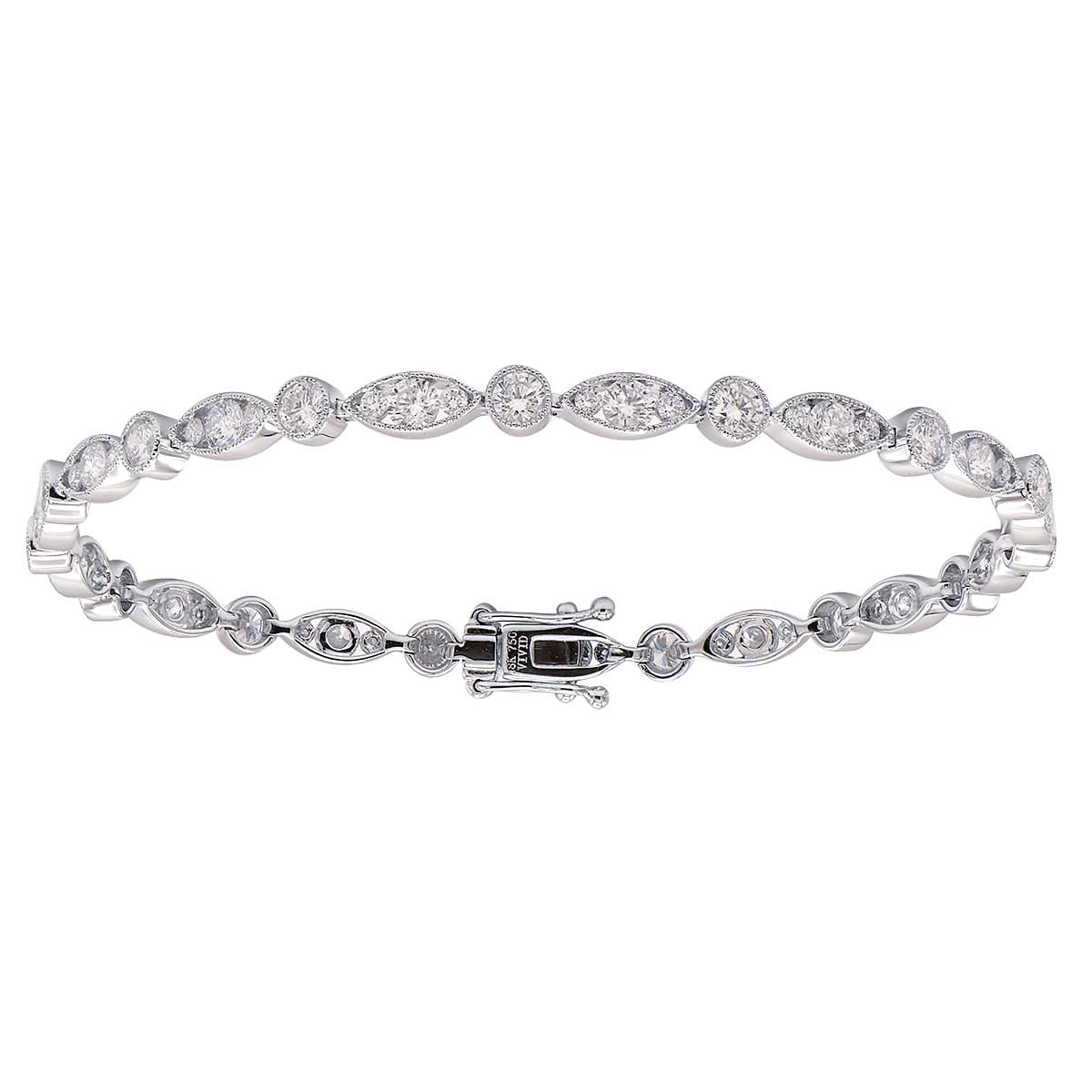 18KW Diamond Bracelet