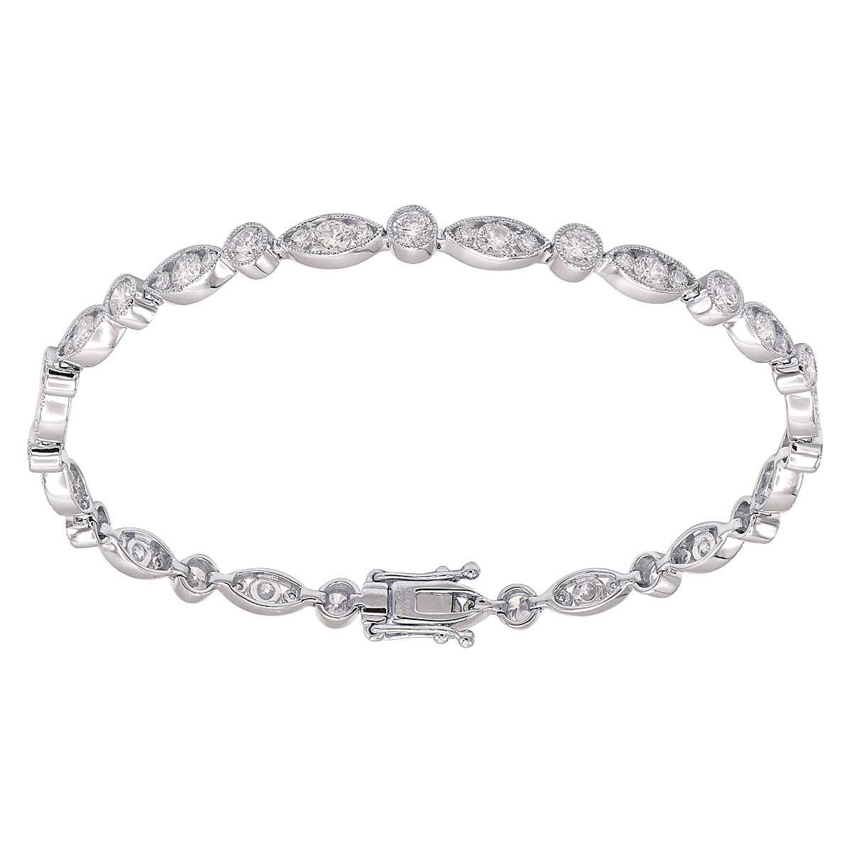 18KW Diamond Bracelet