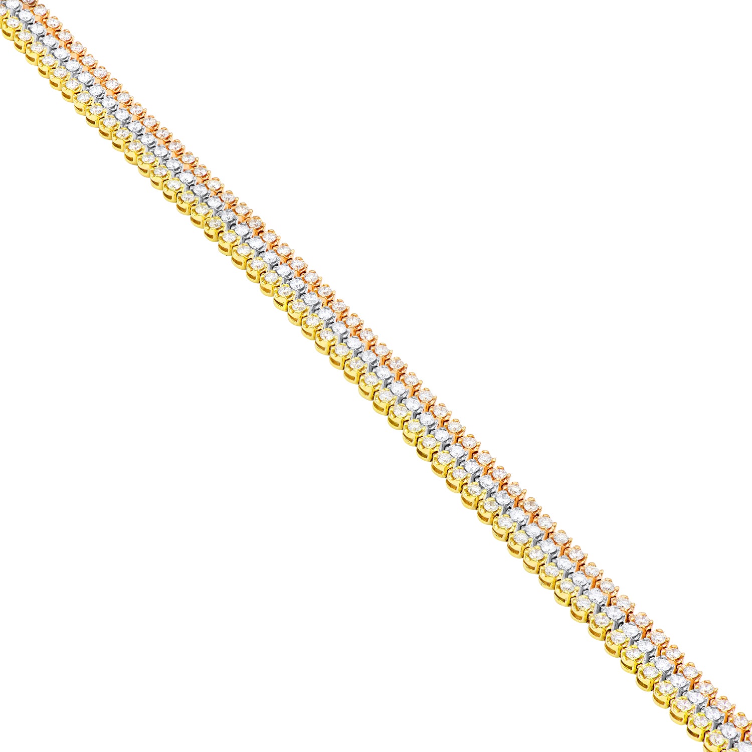 18K White Gold Diamond Bracelet, 0.96ct