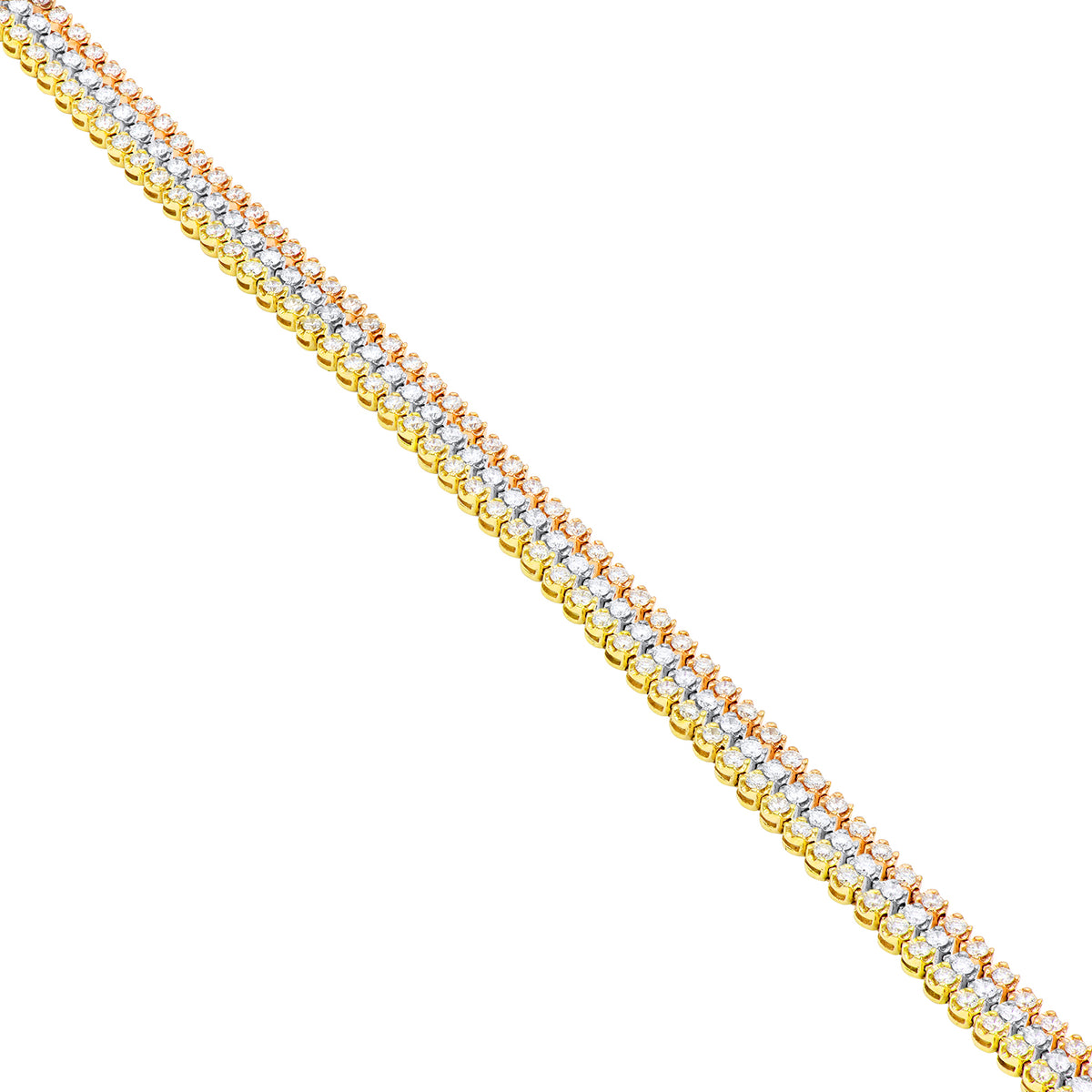 18K Rose Gold Diamond Bracelet, 1.05ct