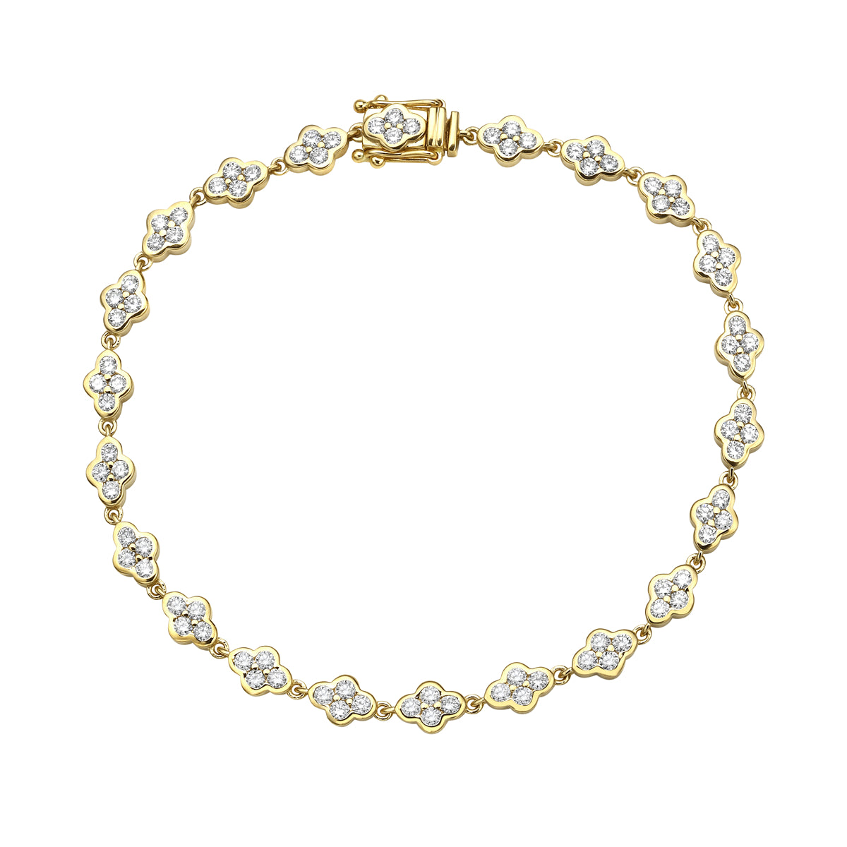 B054353Y - Bracelet 18KY/9.1G 88RD-1.83CT