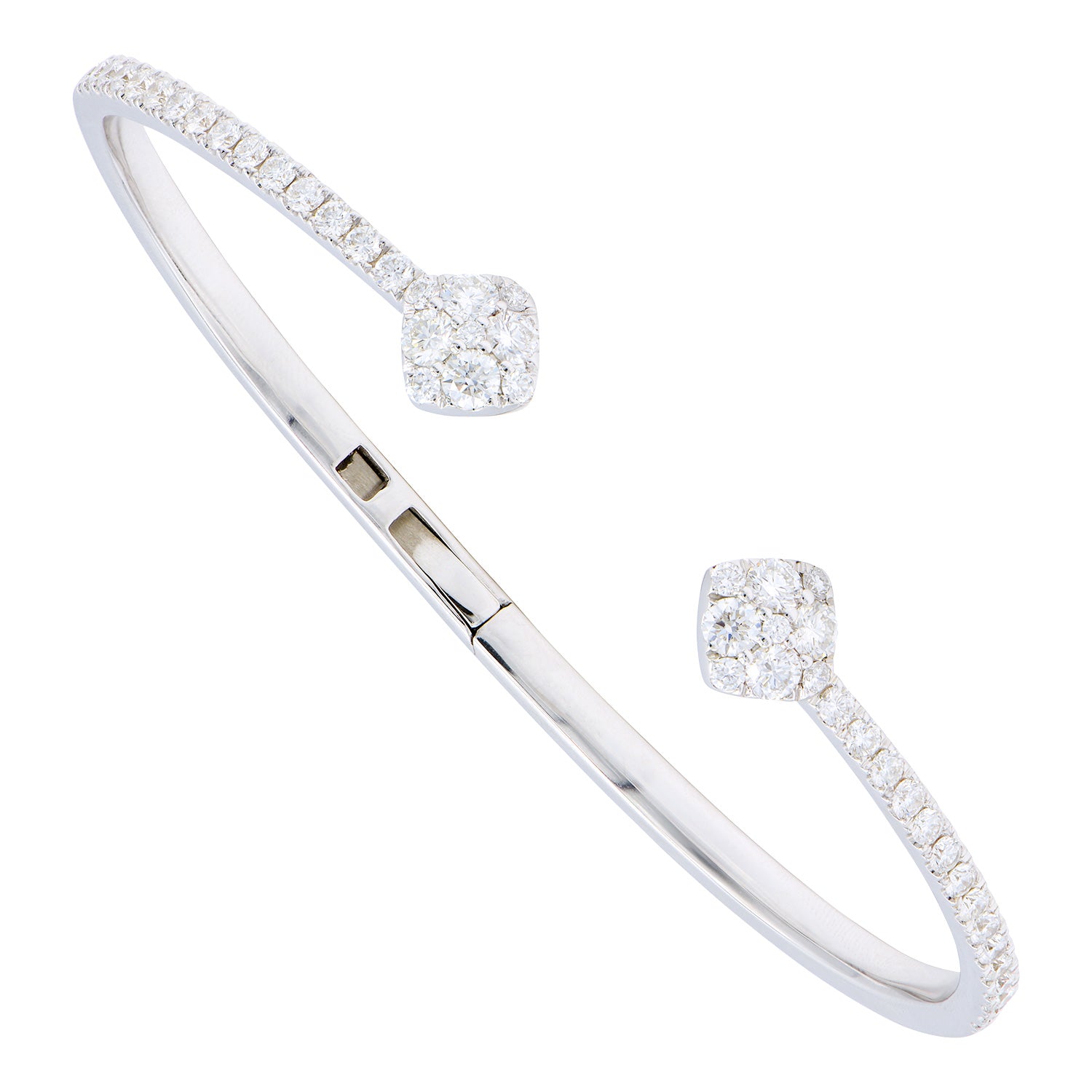 18KW Diamond Bangle