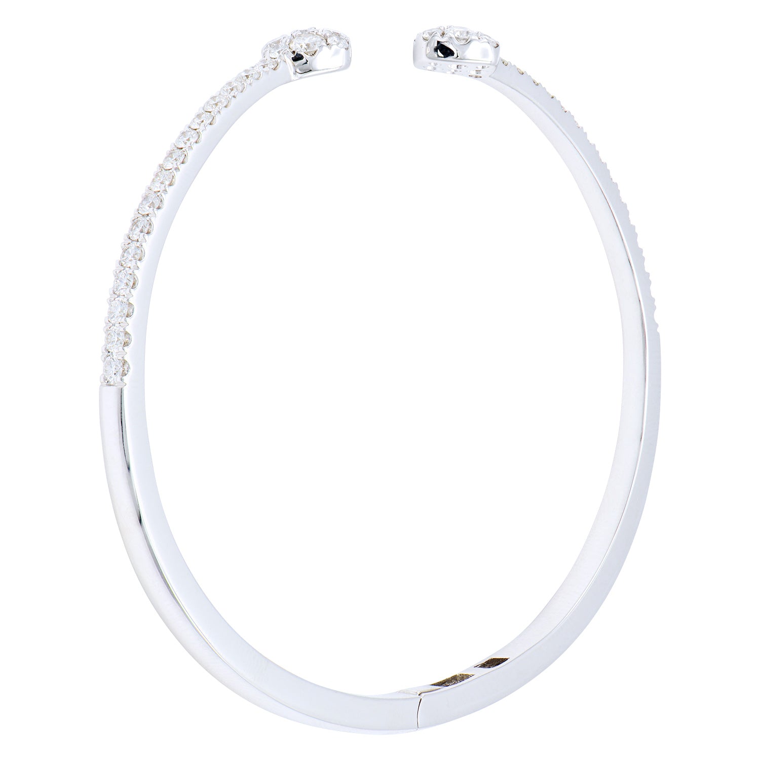 18KW Diamond Bangle