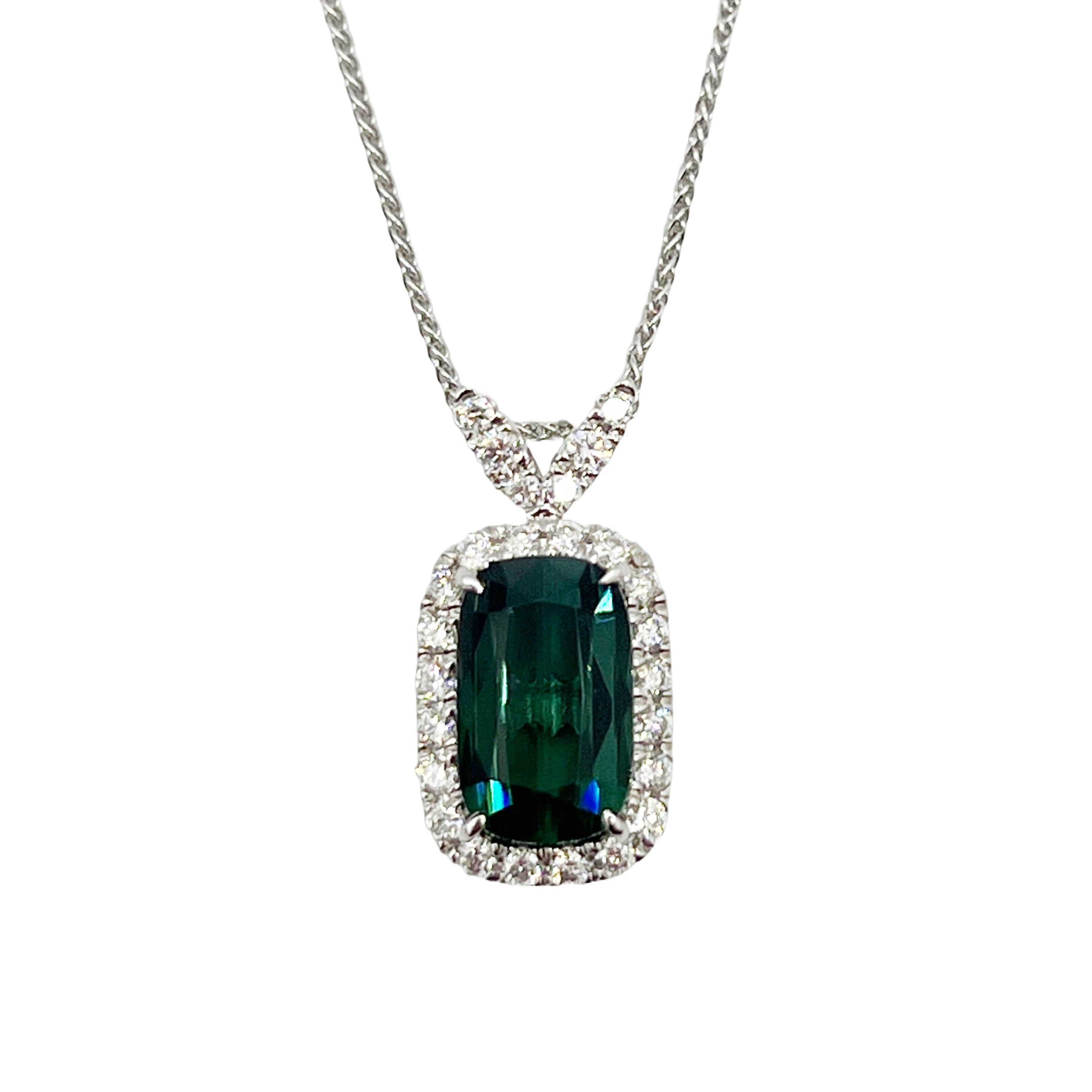 Pendant 18KW/1.4G 1TOUR-3.45CT 26RD-0.34CT