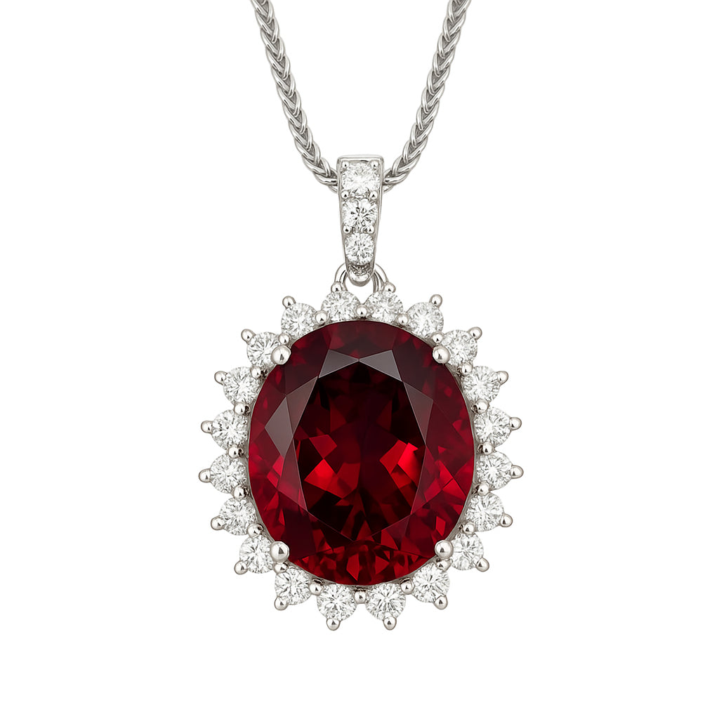 CP055510 - Pendant 14KW/2.0G 1RHOD-7.09CT 27RD-0.49CT