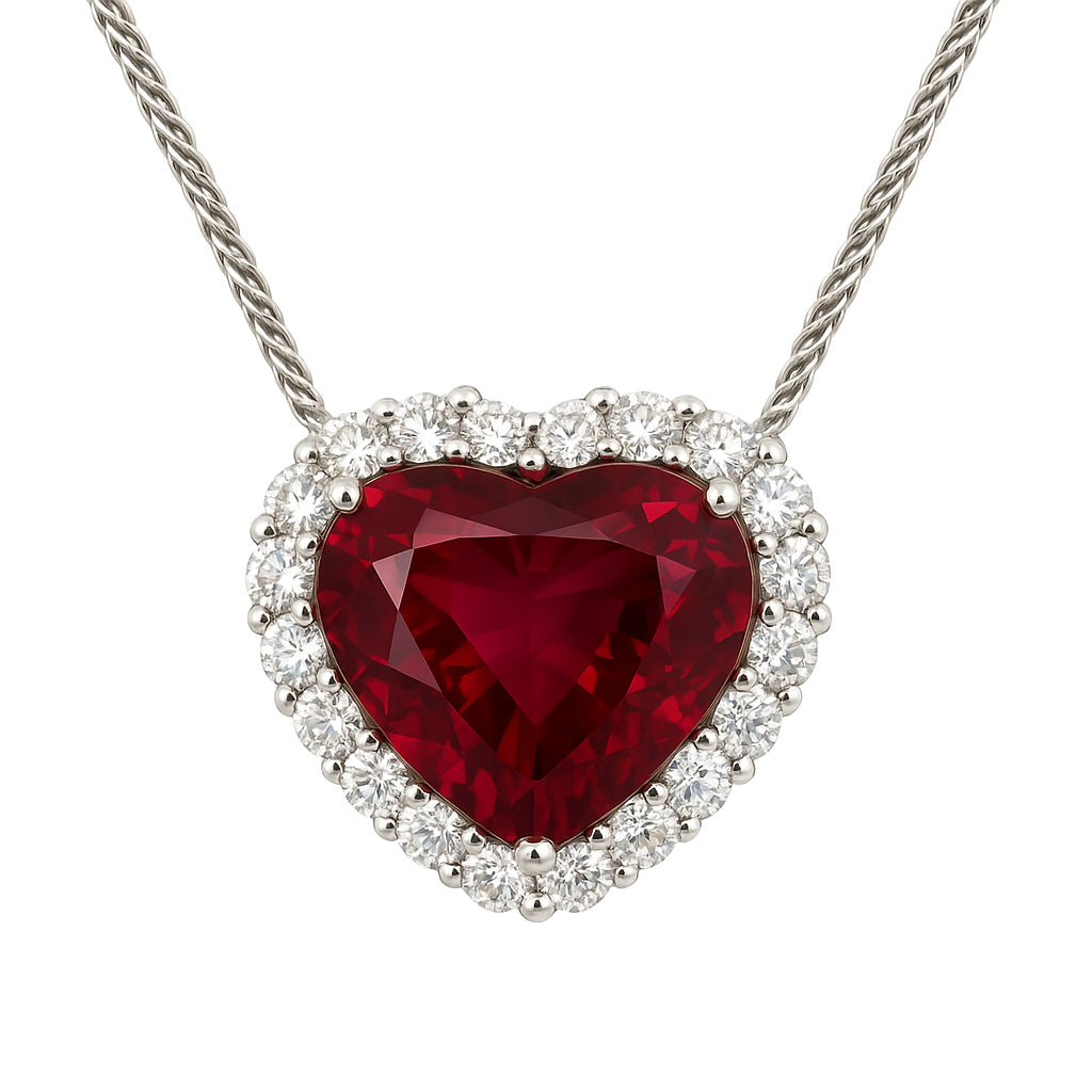 CP055564 - Pendant 18KW/2.2G 1RUBL-6.18CT 19RD-0.91CT