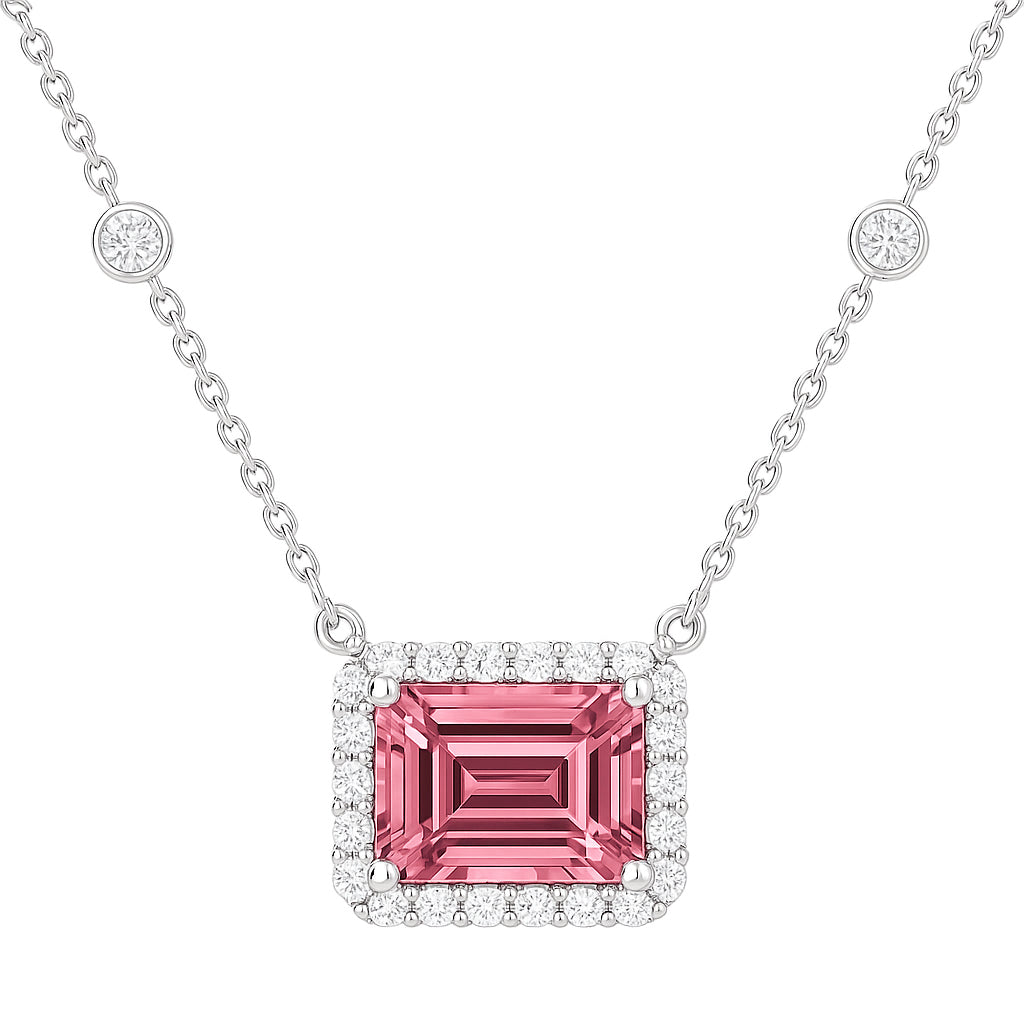 CP056576-PT - Pendant 18KW/2.5G 1P.TOUR-7.91CT 26RD-0.53CT
