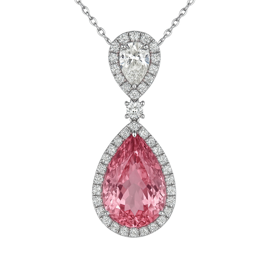 CP056620-PT - Pendant 18KW/4.7G 1P.TOUR-9.64CT 1PR-0.50CT 46RD-0.73CT