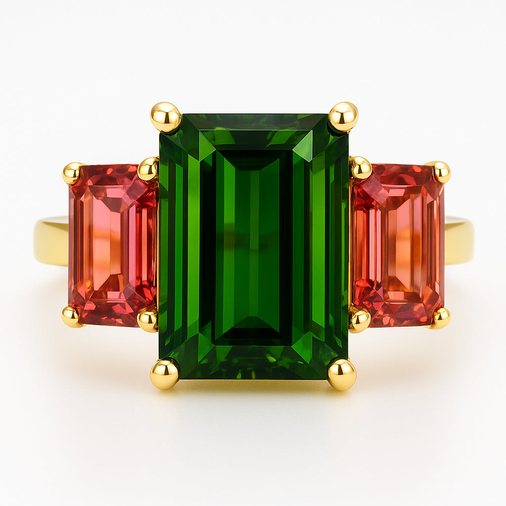 CR055570-GT - Ring 18KY/3.8G 1G.TOUR-4.38CT 2P.T-1.93CT