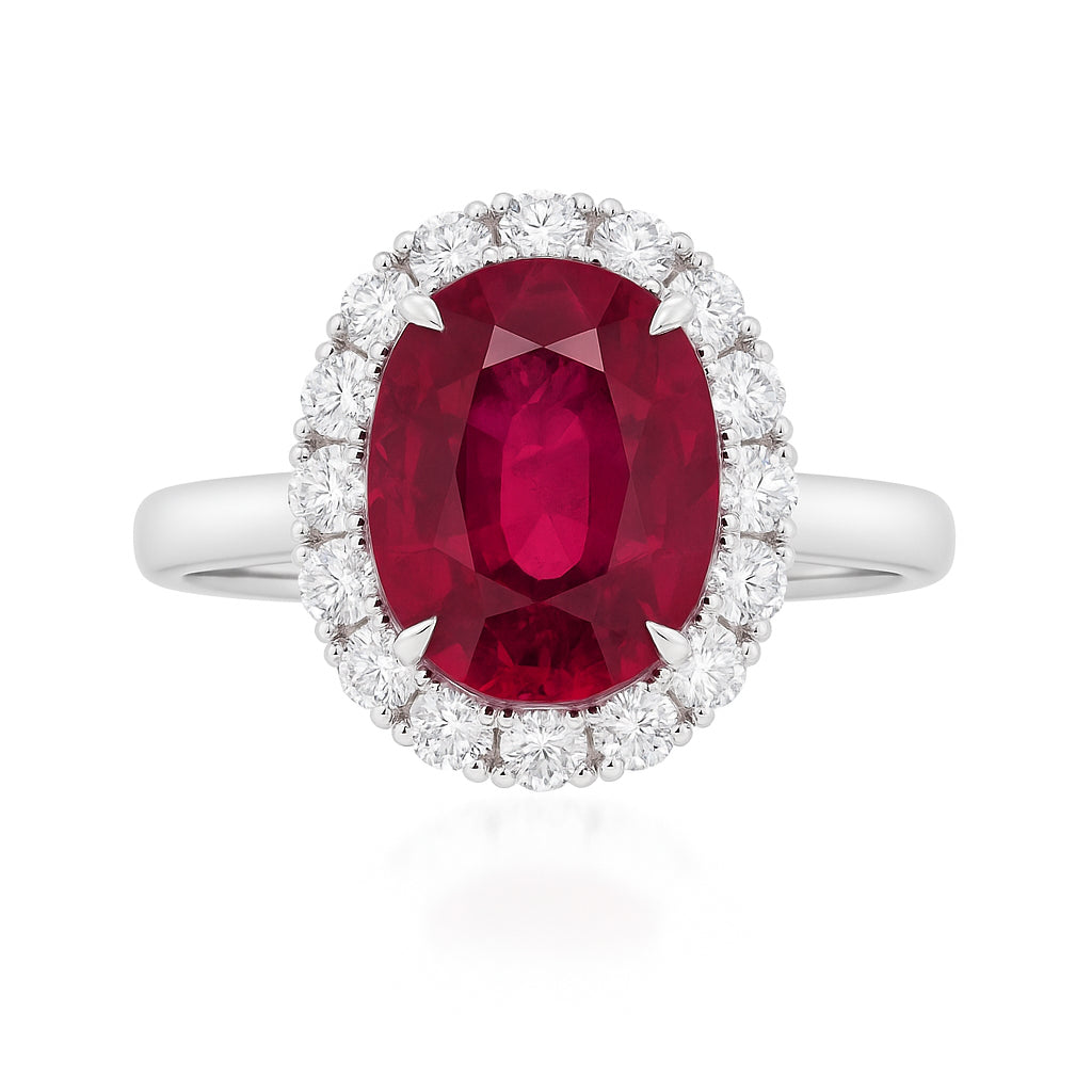 CR056521-R - Ring 18KW/4.3G 1RBLT-3.55CT 16RD-0.67CT