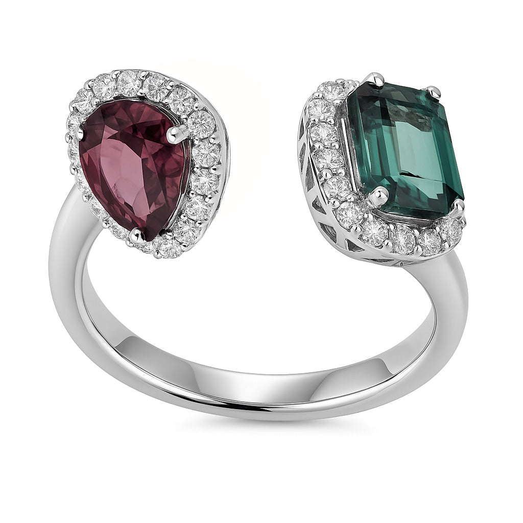 CR155505 - Ring 14KW/4.2G 2TOUR-2.29CT 37RD-0.32CT