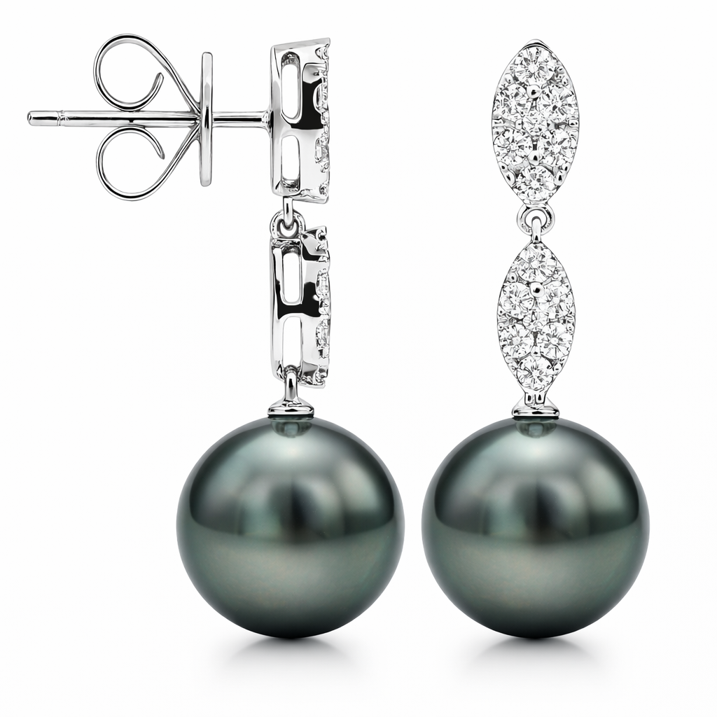 E012303-T - 14KW/1.2G 28RD-0.22CT Tahitian  9-10mm