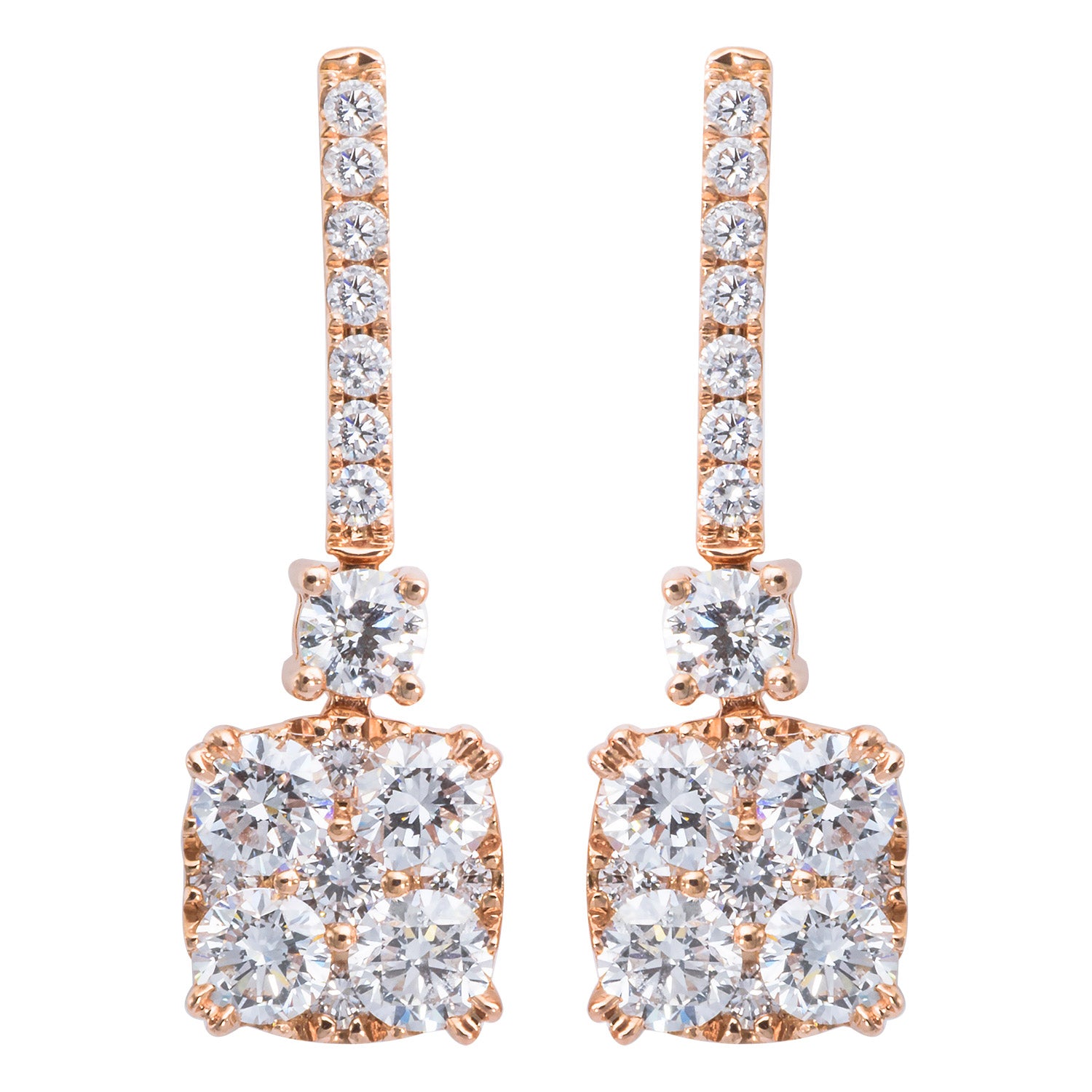 18KR Hanging Earrings
