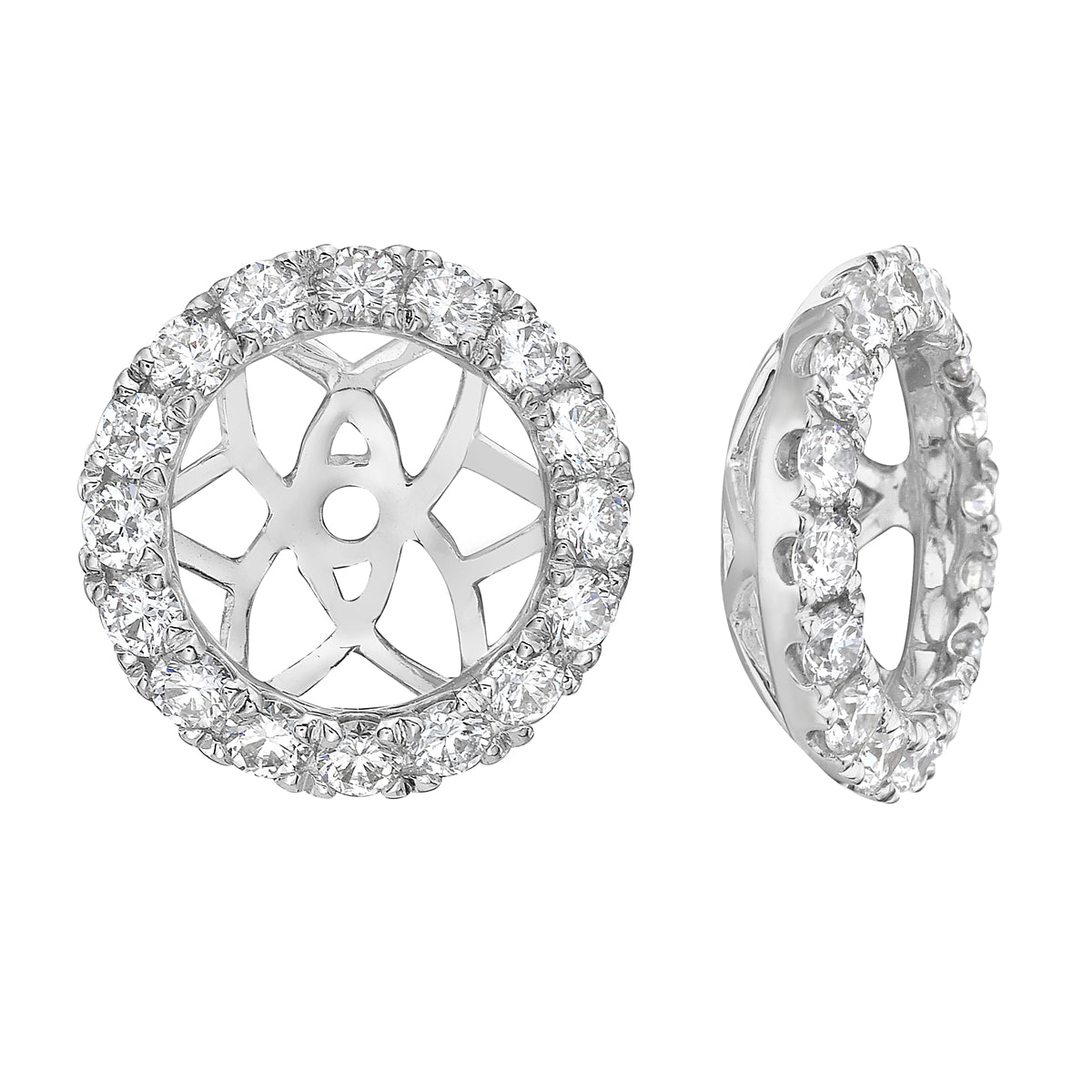18KW Diamond Earrings
