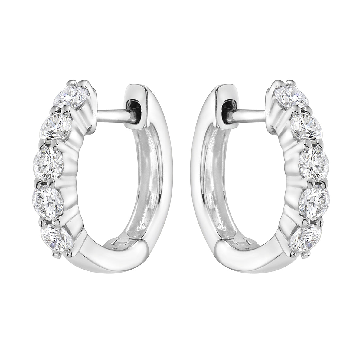 18KW Diamond Earrings