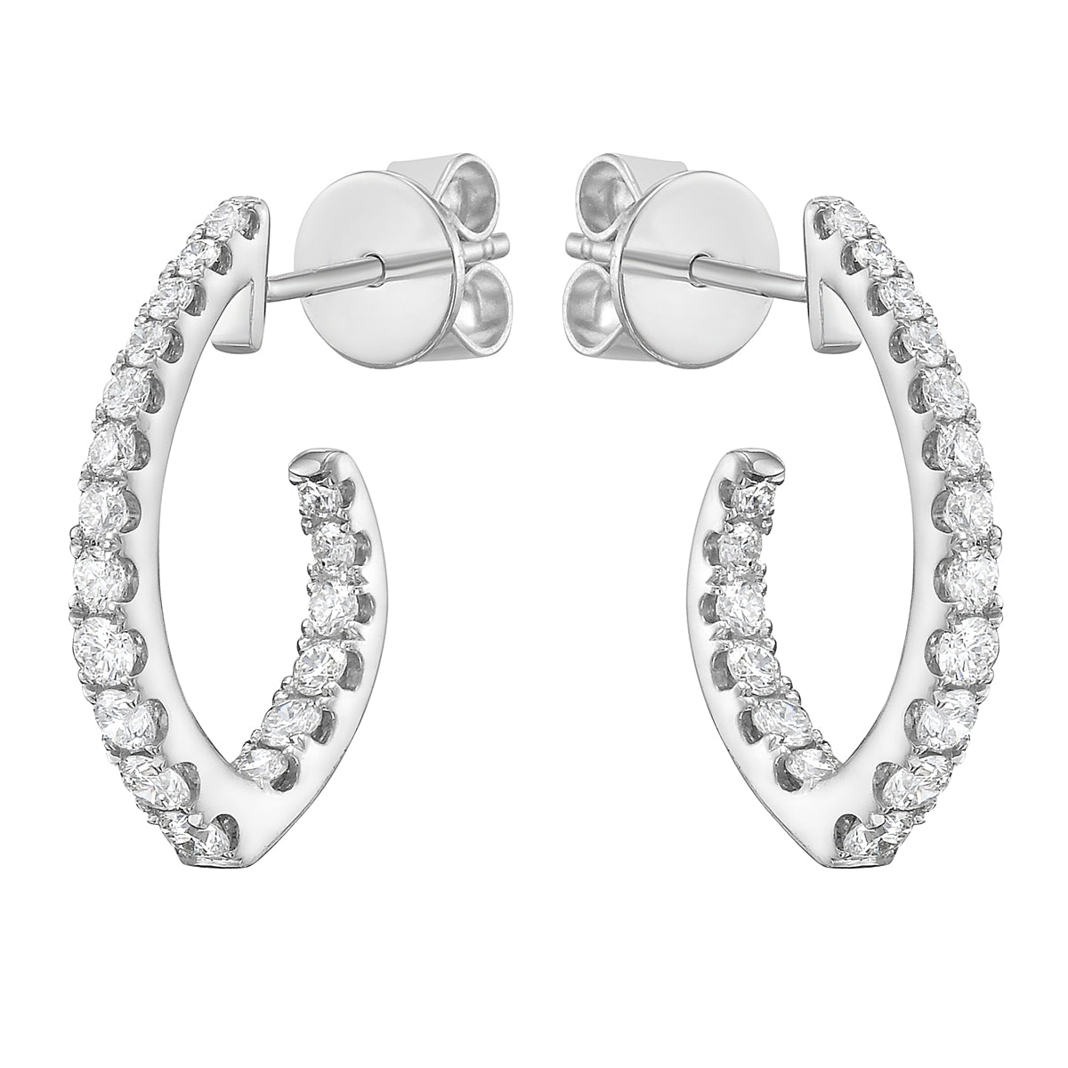 AE155693 - Earrings 14KW/2.1G 36RD-0.70CT