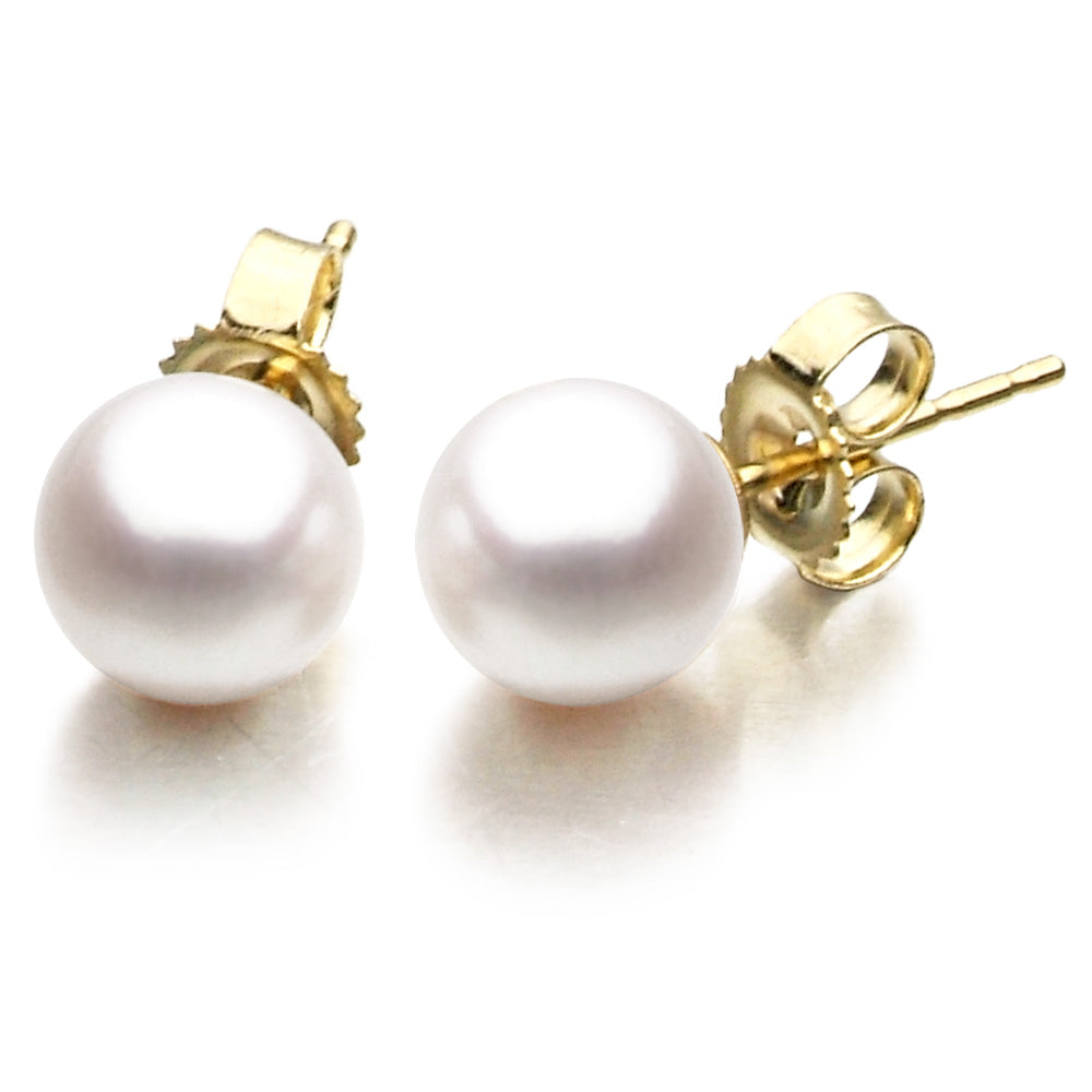 14KY Freshtwater Studs 6.50-7mm
