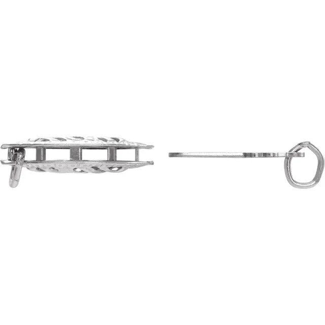 FISHHOOK-W - 14K White Gold FISHHOOK-W