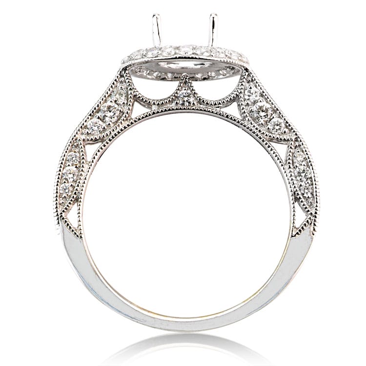 18K White Gold Engagement Ring, 2.17ct