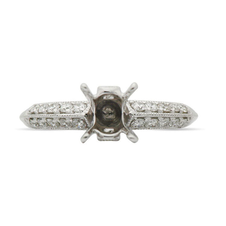 18KW Engagement Ring
