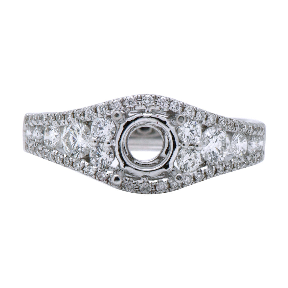 18KW Engagement Ring