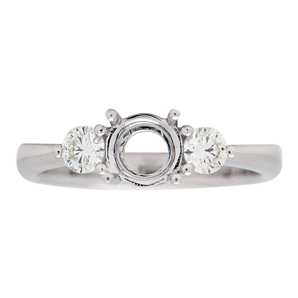 18KW Engagement Ring
