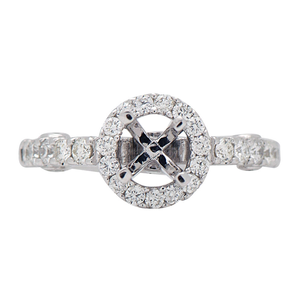 18KW Engagement Ring