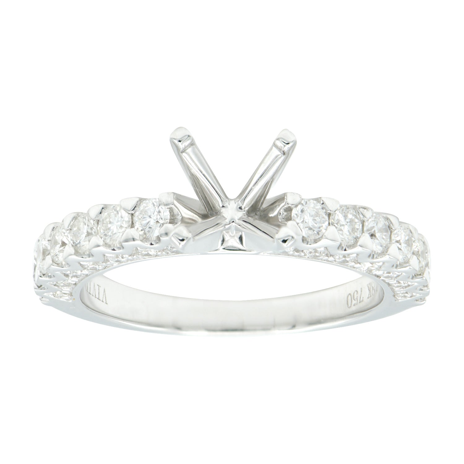 18KW Engagement Ring