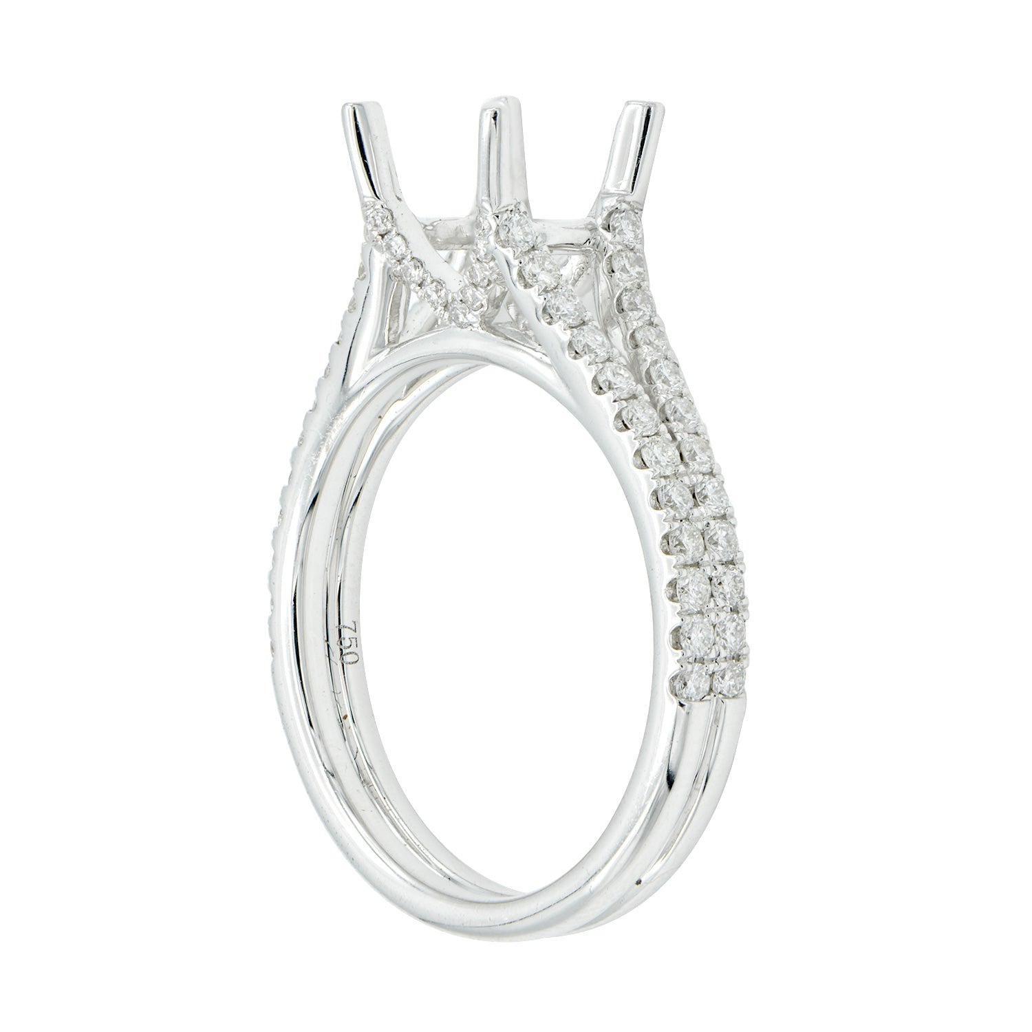 18KW Engagement Ring