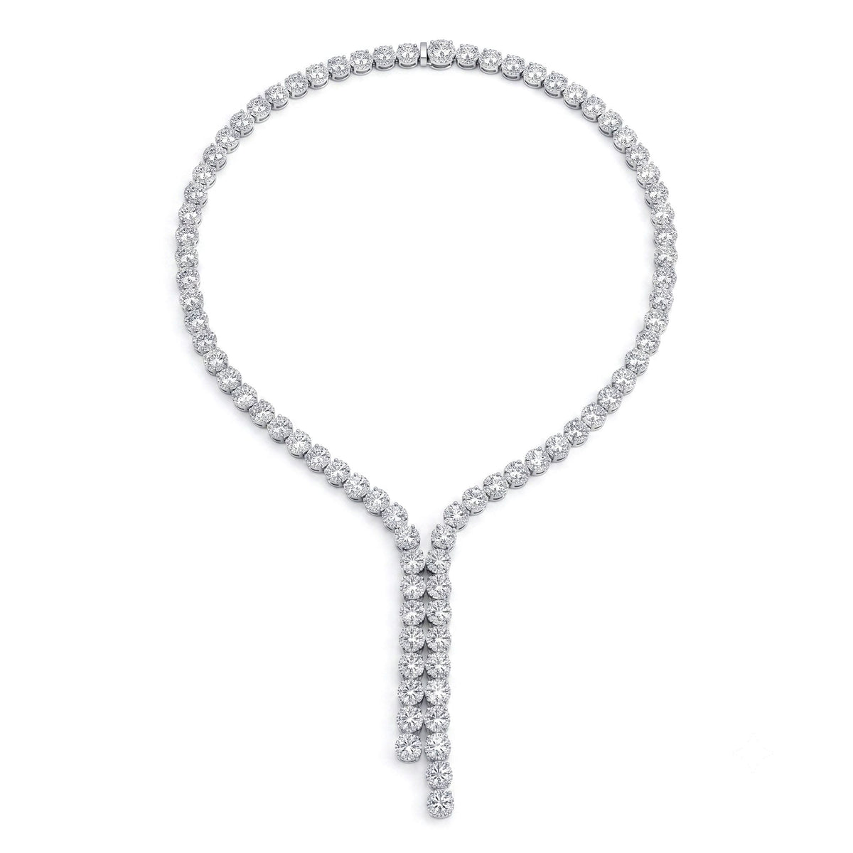 N057021 - Necklace 18KW/45.73G DIA-23.76CT