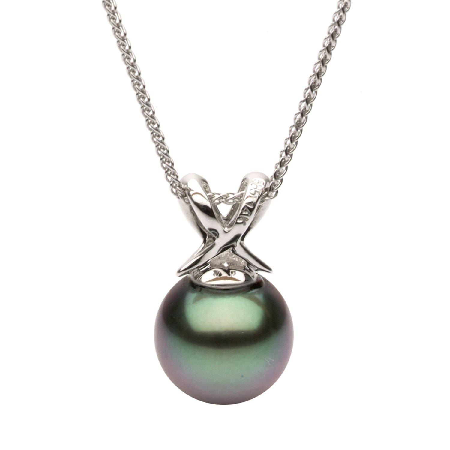 14KW Tahitian Pearl Pendant, 11-12mm