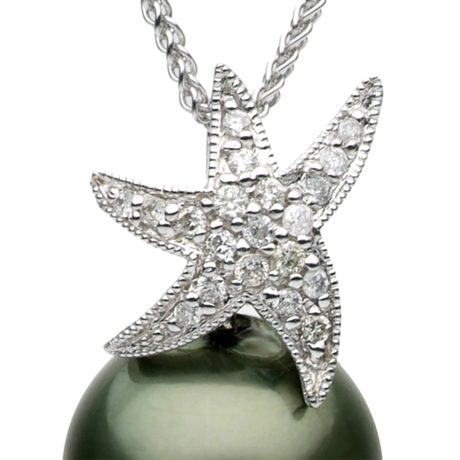 14KW Tahitian Pearl Pendant, 11-12mm
