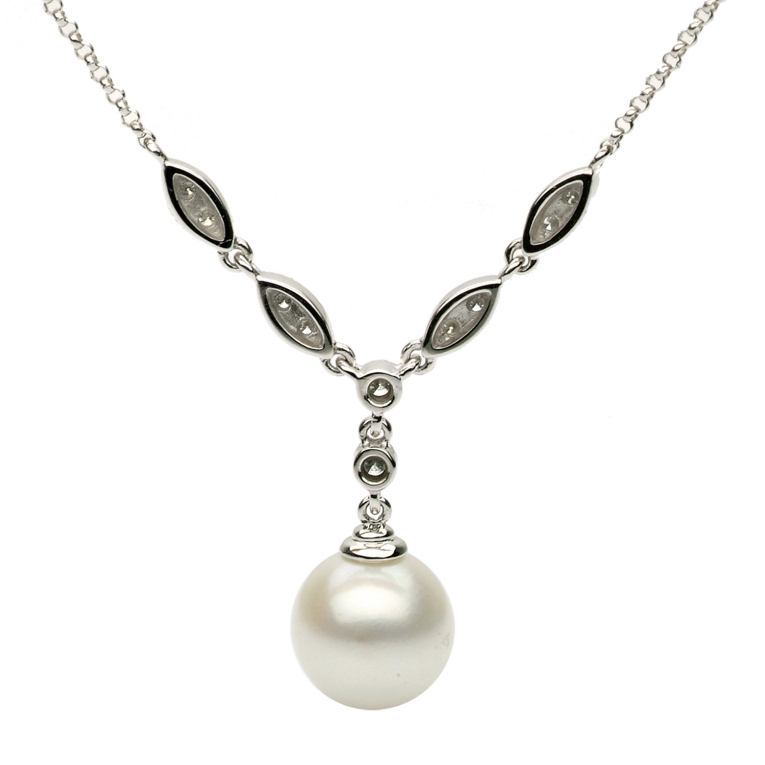 14KW Freshwater Pearl Pendant, 9-10mm