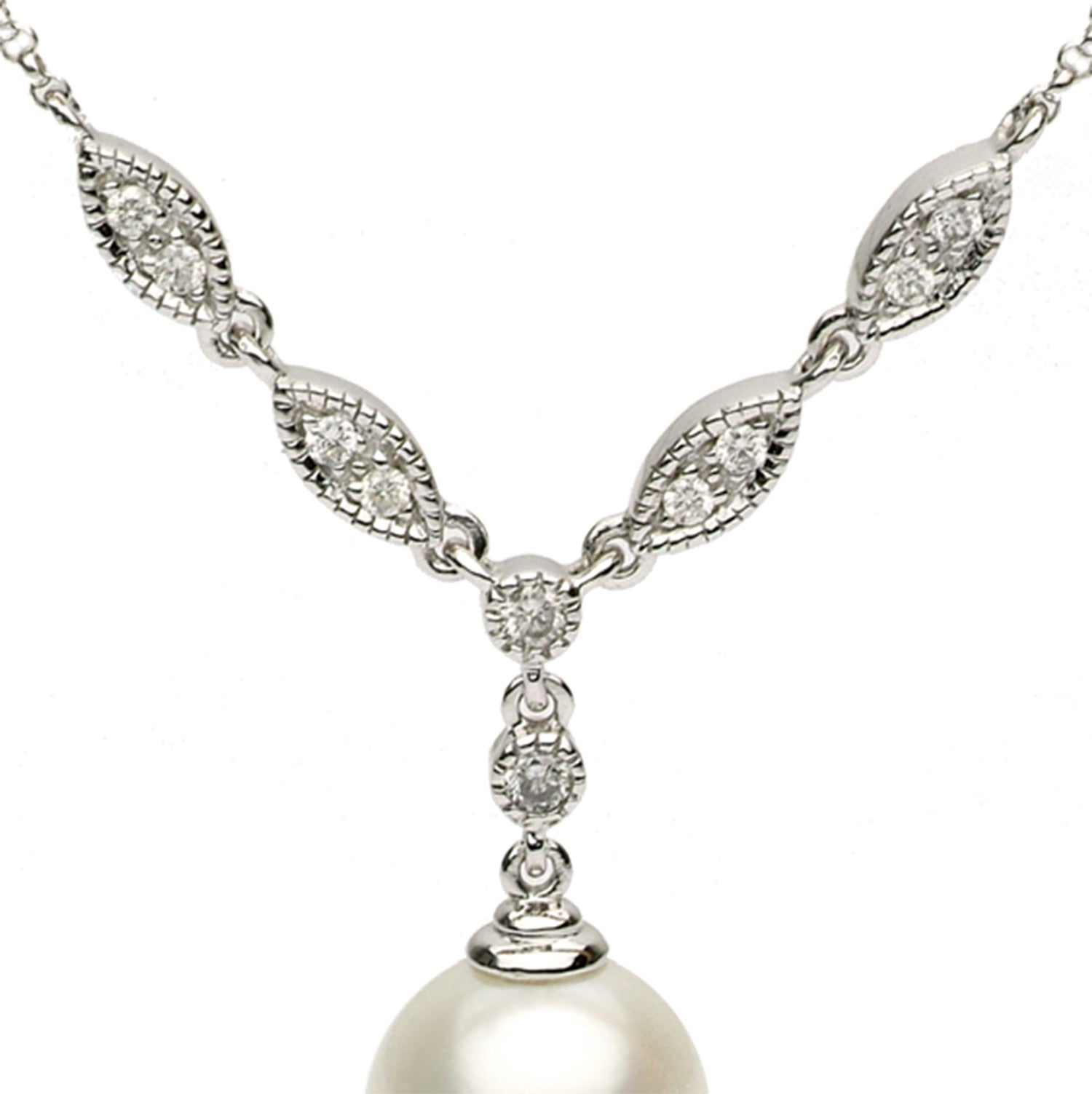 14KW Freshwater Pearl Pendant, 9-10mm
