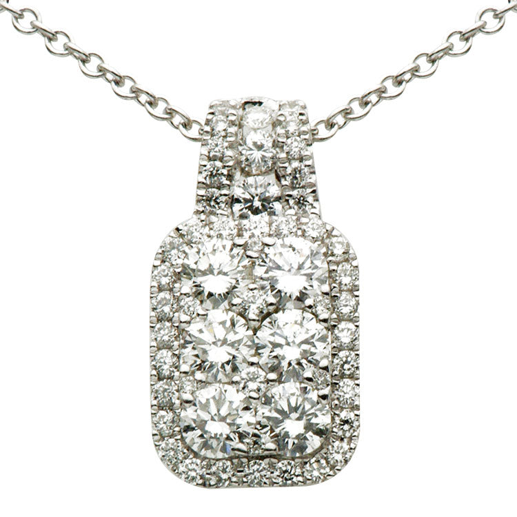 18KW Diamond Pendant